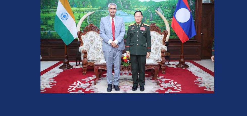 Ambassador called on H.E. Khamlieng Outhakaysone, Defense Minister of Lao PDR